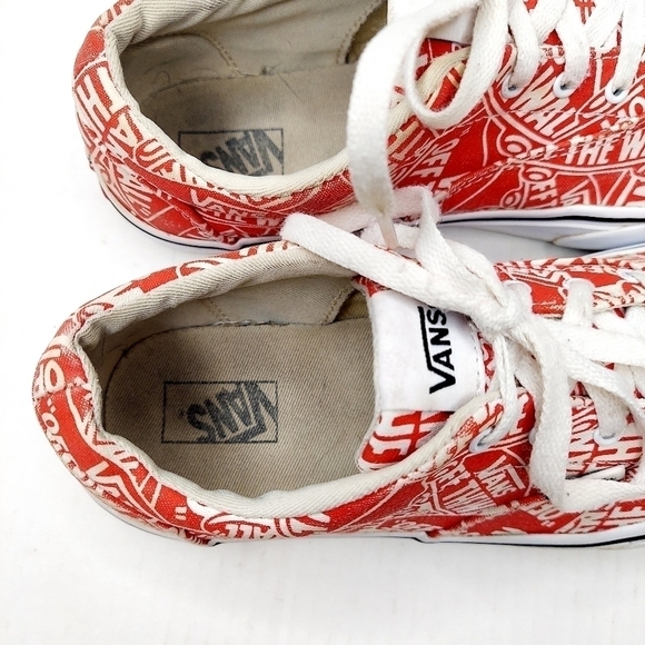 Vans Low Top Graphic Skate Shoe Sz 7.5 / 8 - Picture 11 of 16